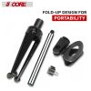 5 Core Desk Mic Stand • Height Adjustable Table Tripod • Portable Desktop Microphone Stand • Includes Universal Mic Holder • Compatible w Dynamic Hand