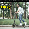 electric scooter.  45 km/h speed 500W motor portable folding load 130kg climb 25° range 35-45km LED MOOD lighting