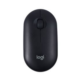 Laptop Tablet USB Receiver Slim Quiet Click 24GHz Pebble M350 Silent Bluetooth Wireless Mouse (Color: Black)