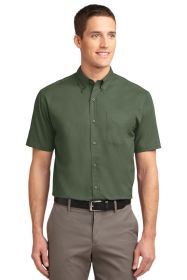 Port Authority Tall Short Sleeve Easy Care Shirt TLS508 (Color: Clover Green, size: 2XLT)